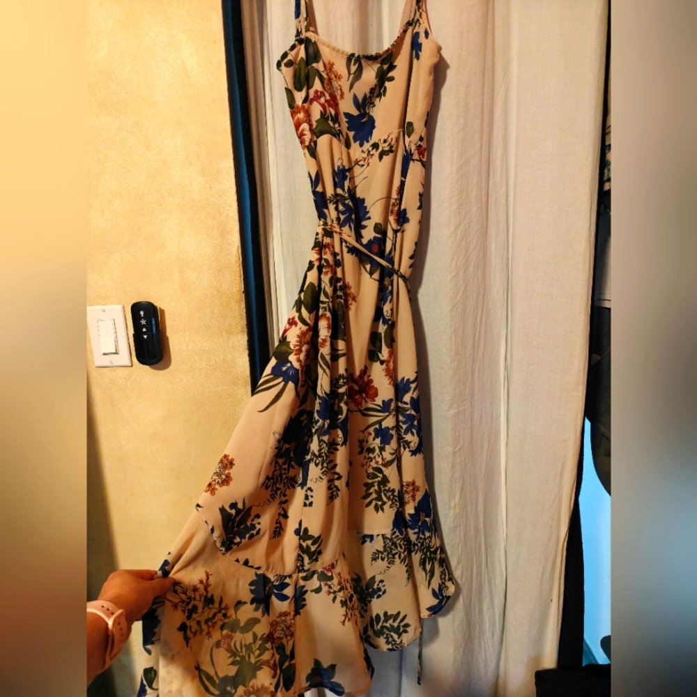Floral wrapp Dress